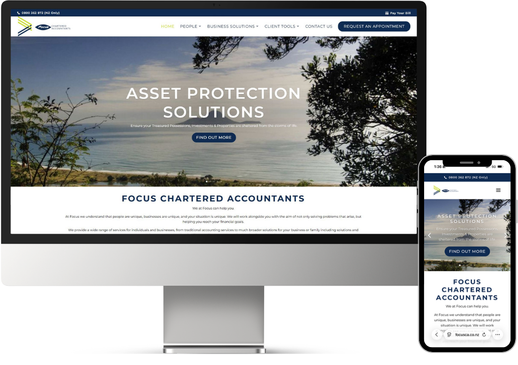 Focus Chartered Accountants Website